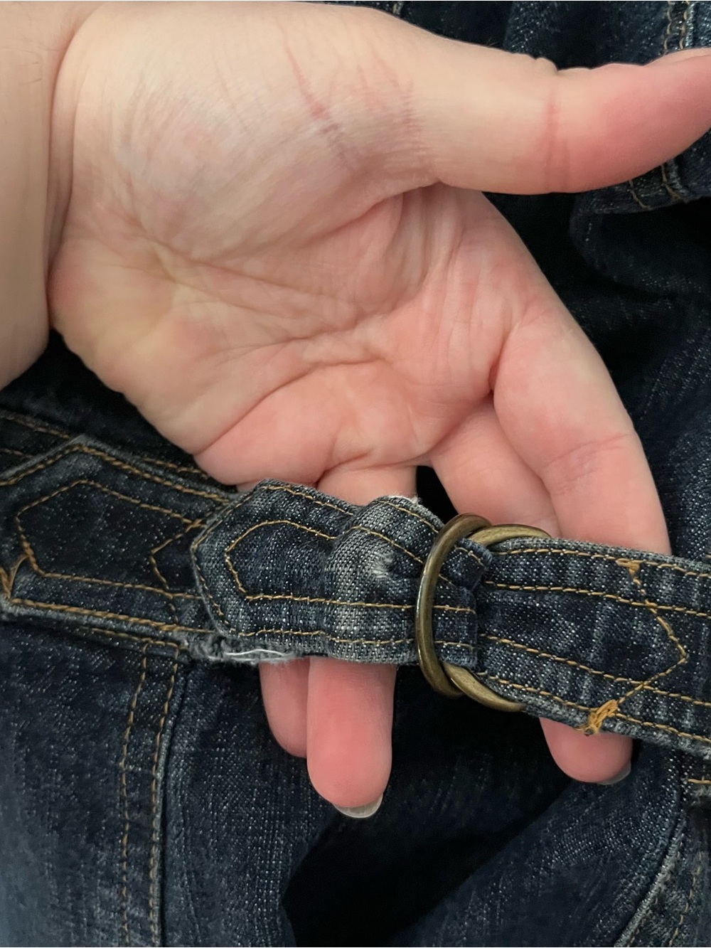 Denim Button-Front Jacket - Blue - Picture 9 of 10